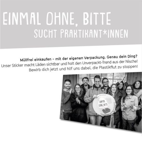 Titelbild zu „Praktikant*in gesucht“