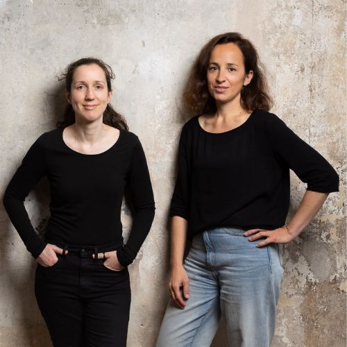 Foto von Swantje und Nina vom Zero Waste e. V. als „Einmal ohne, bitte“-Team Berlin