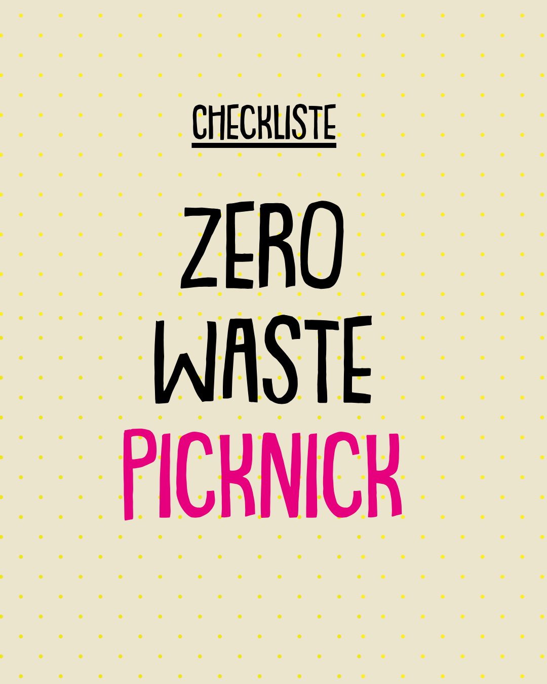 Titelbild: „Checkliste Zero-Waste-Picknick“