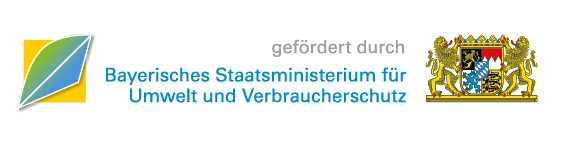 Förderlogo des Bayerischen Staatsministeriums für Umwelt und Verbraucherschutz