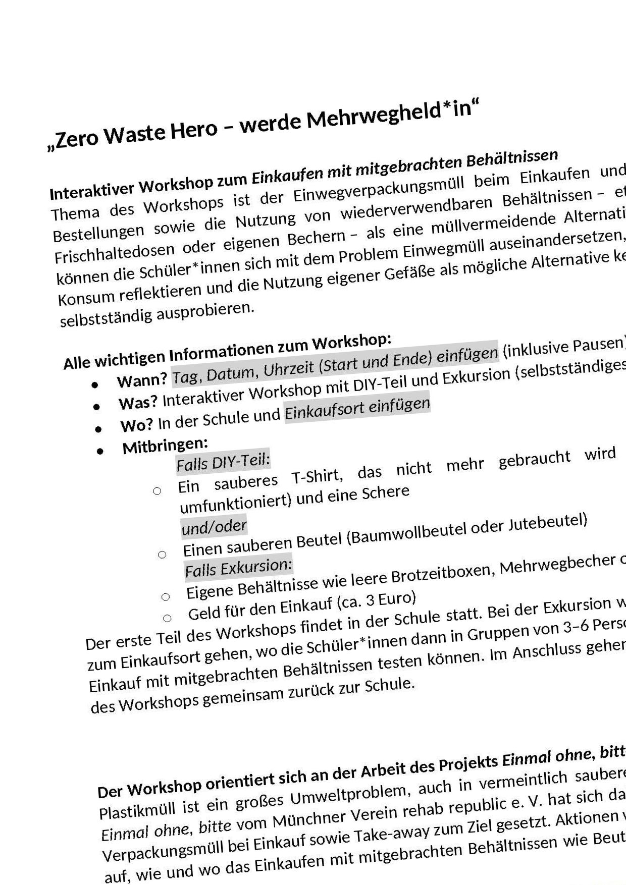 Vorschaubild der Elternbrief-Vorlage